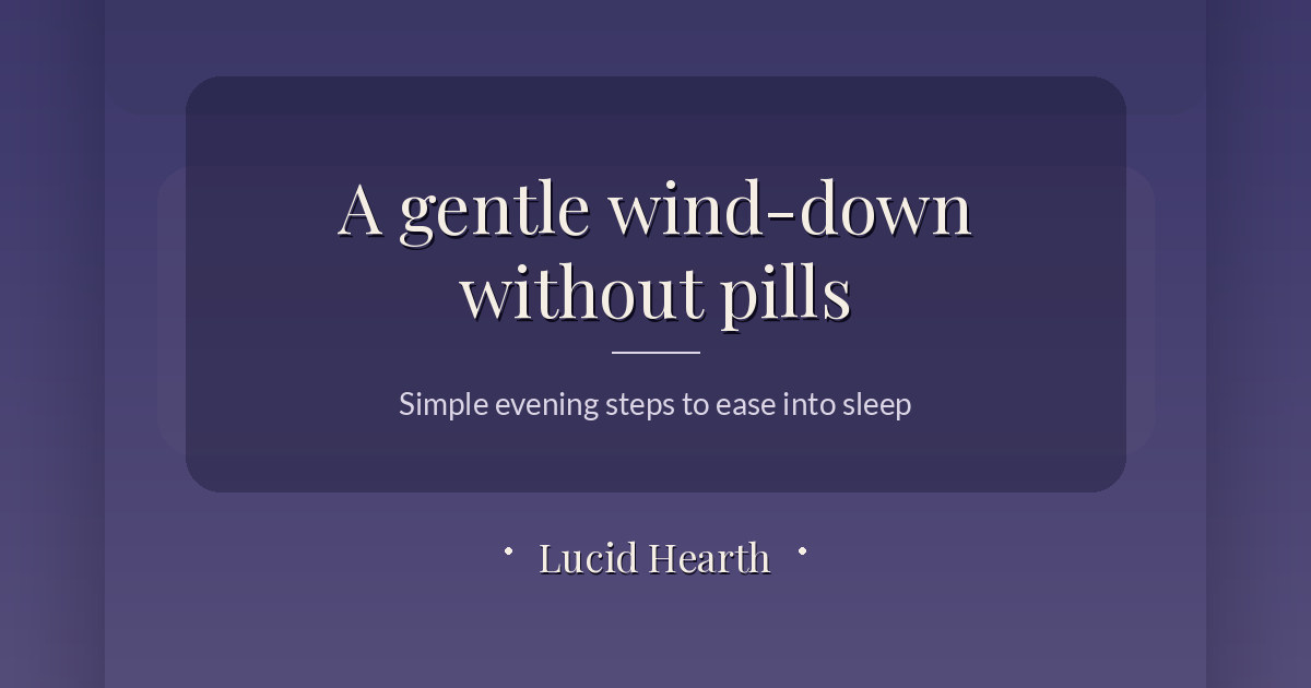 11-Minute Wind-Down Routine Before Bed