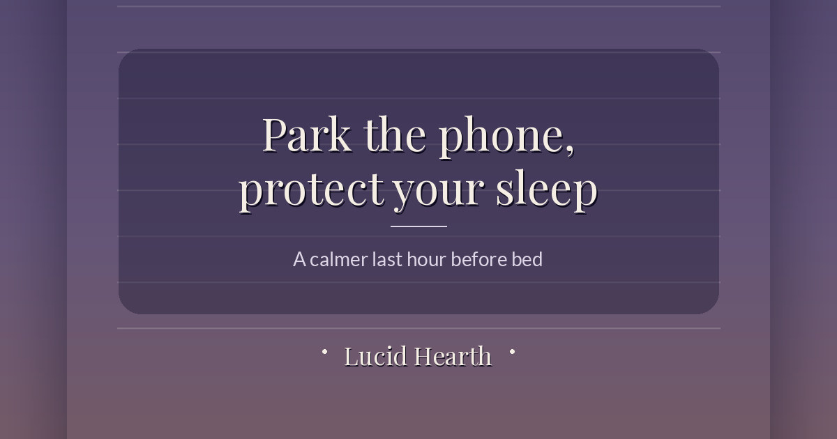 How to Keep Your Phone Out of the Bedroom